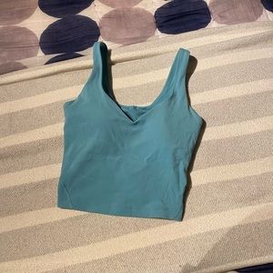 Lululemon Align tank. Size 2. worn twice #lululemon #lululemontank #trendytank